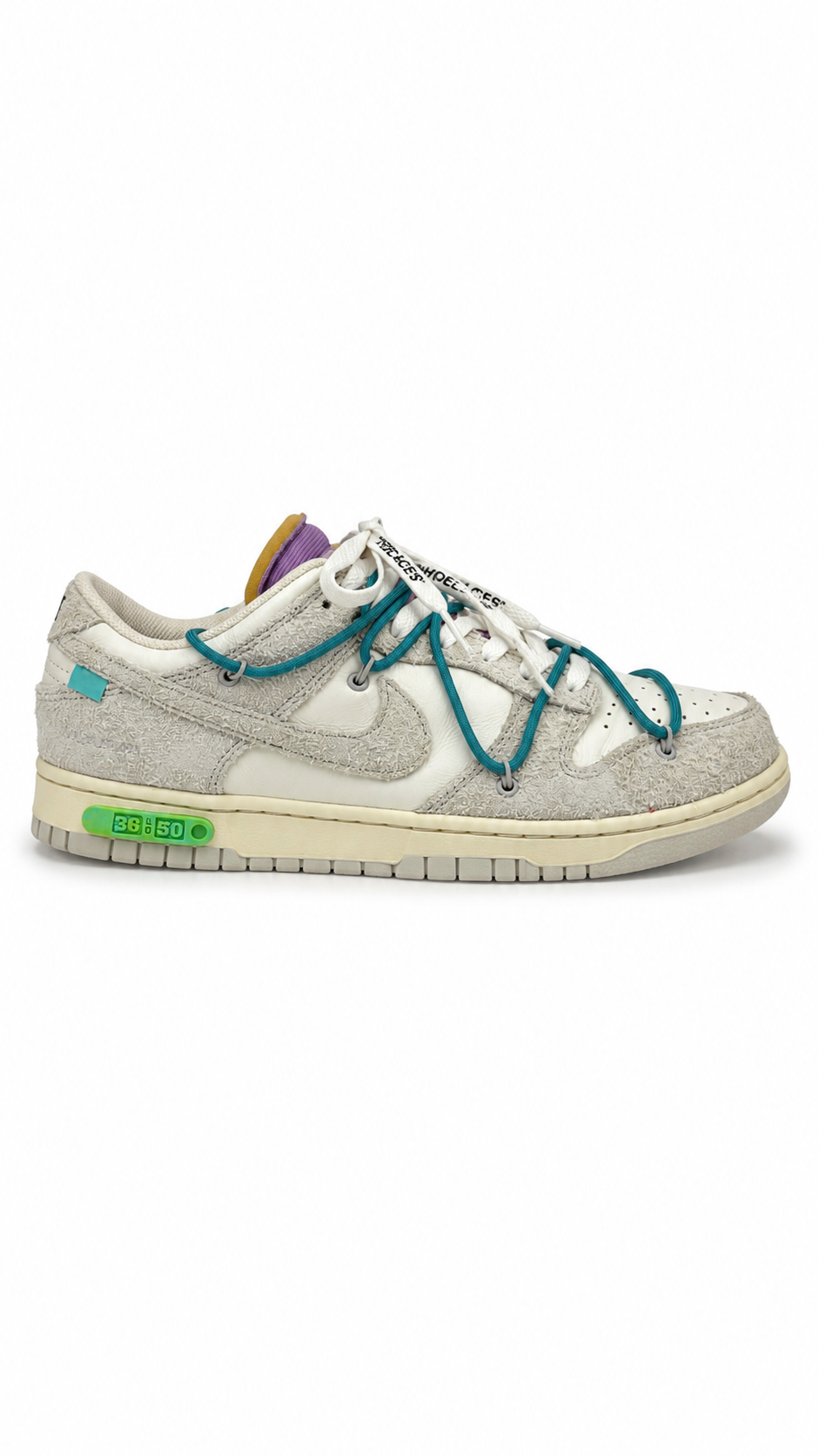 Sneakers Nike Dunk Low x Off-White “The 50” - Gris Beige - Taille 43