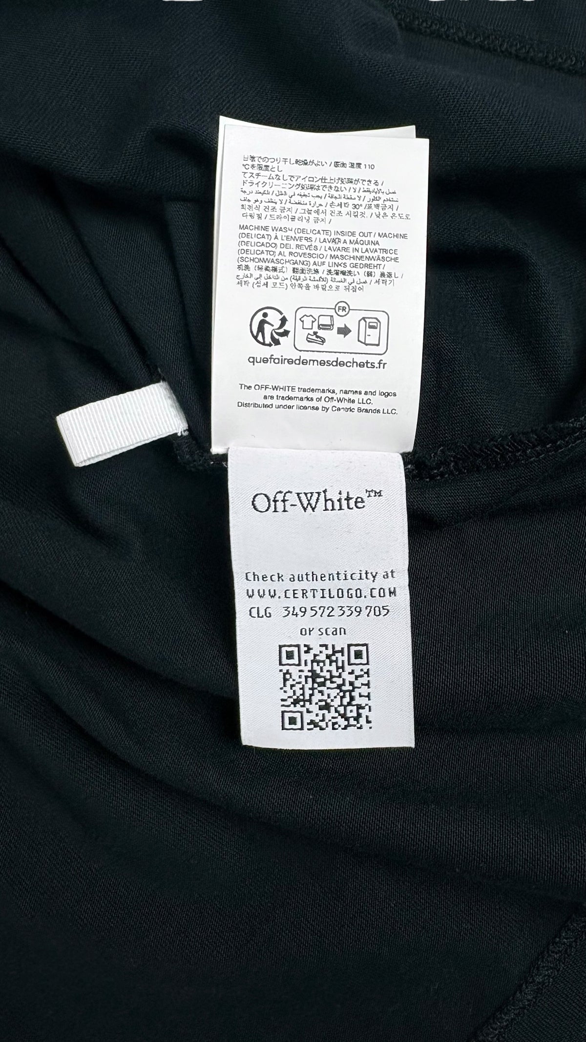 Tee-shirt Off-White - Noir - Taille L - Neuf