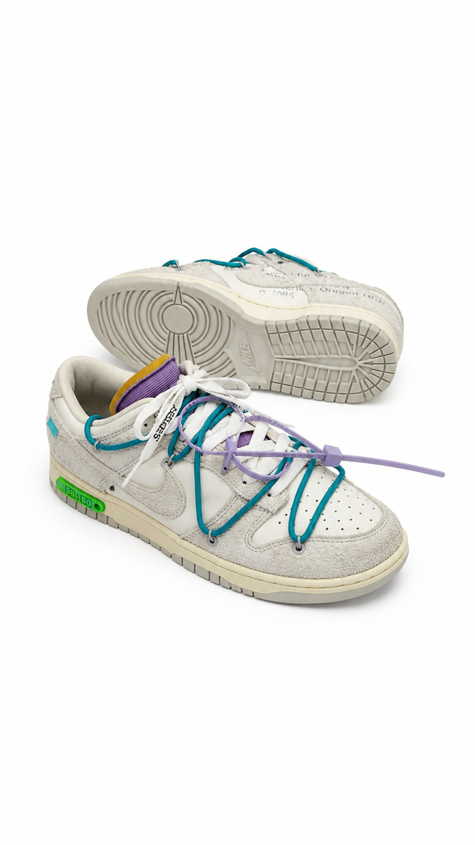 Sneakers Nike Dunk Low x Off-White “The 50” - Gris Beige - Taille 43