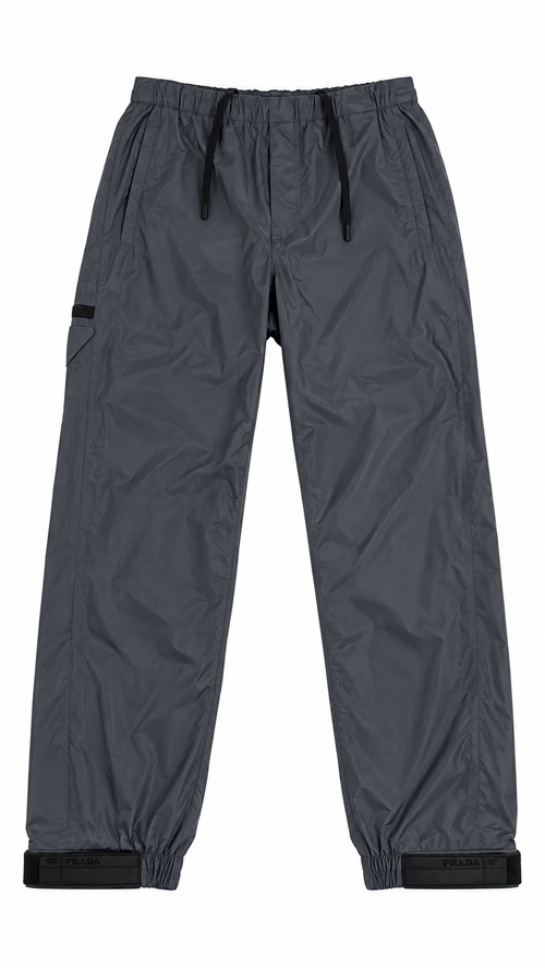 Jogginghose Prada aus Nylon - Grau - Größe 48
