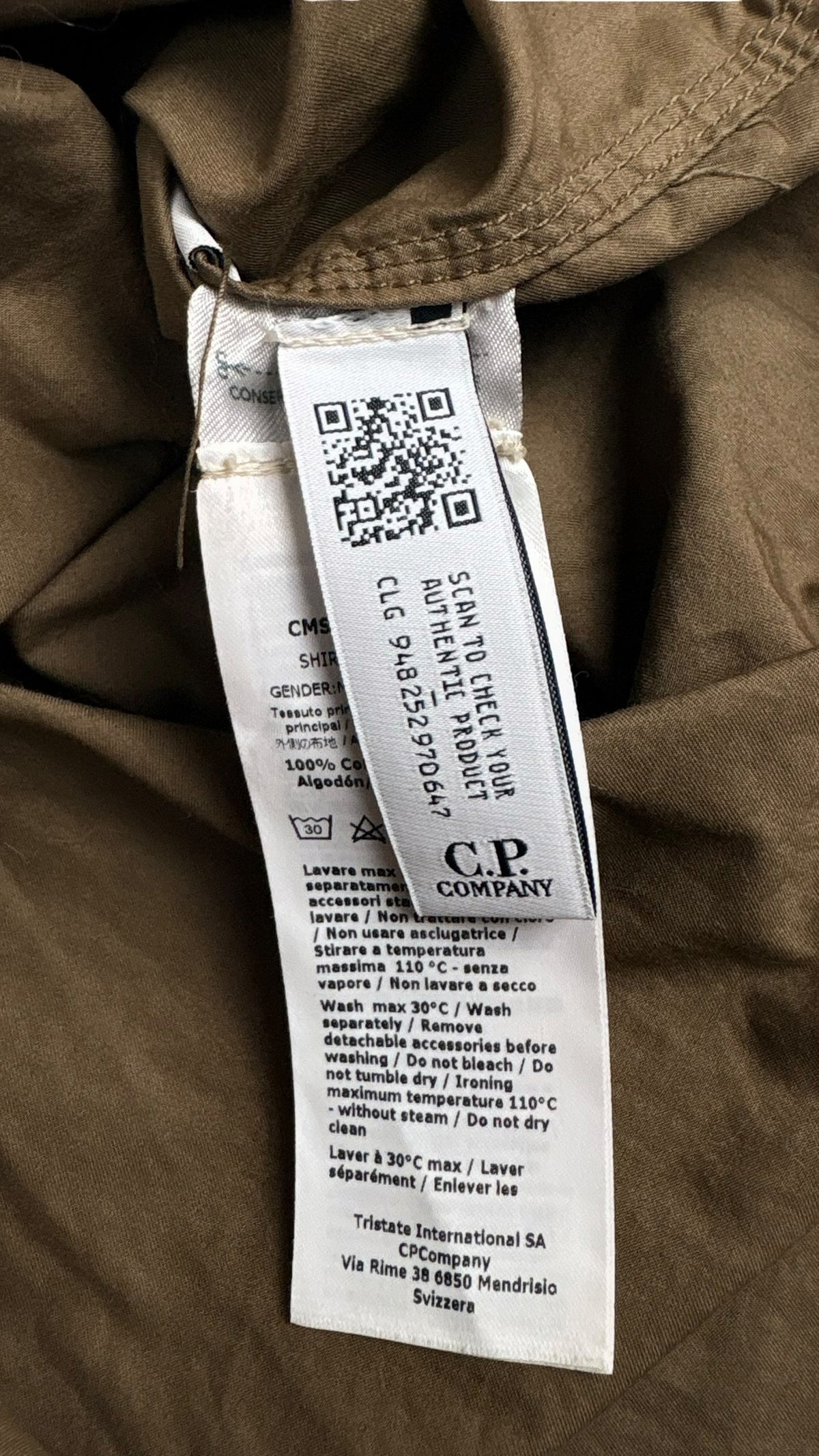 C.P Company Overshirt - Brown - Size M