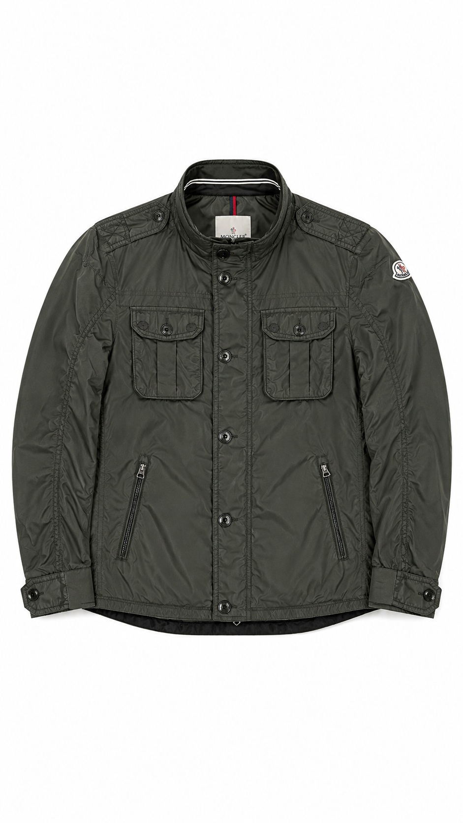 Giacca Moncler in nylon - Grigio - Taglia 4