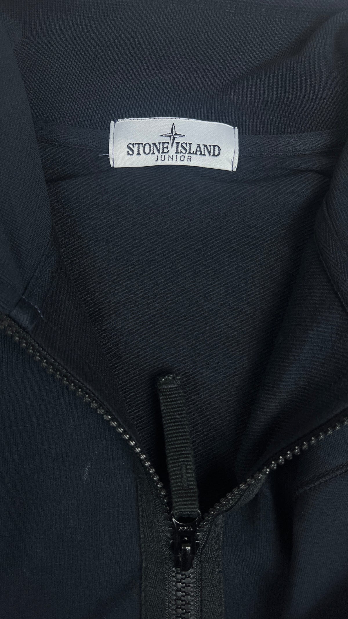 Sweat-shirt Zippé Stone Island Junior, Marine, Taille 14 ans — photographie complémentaire 4