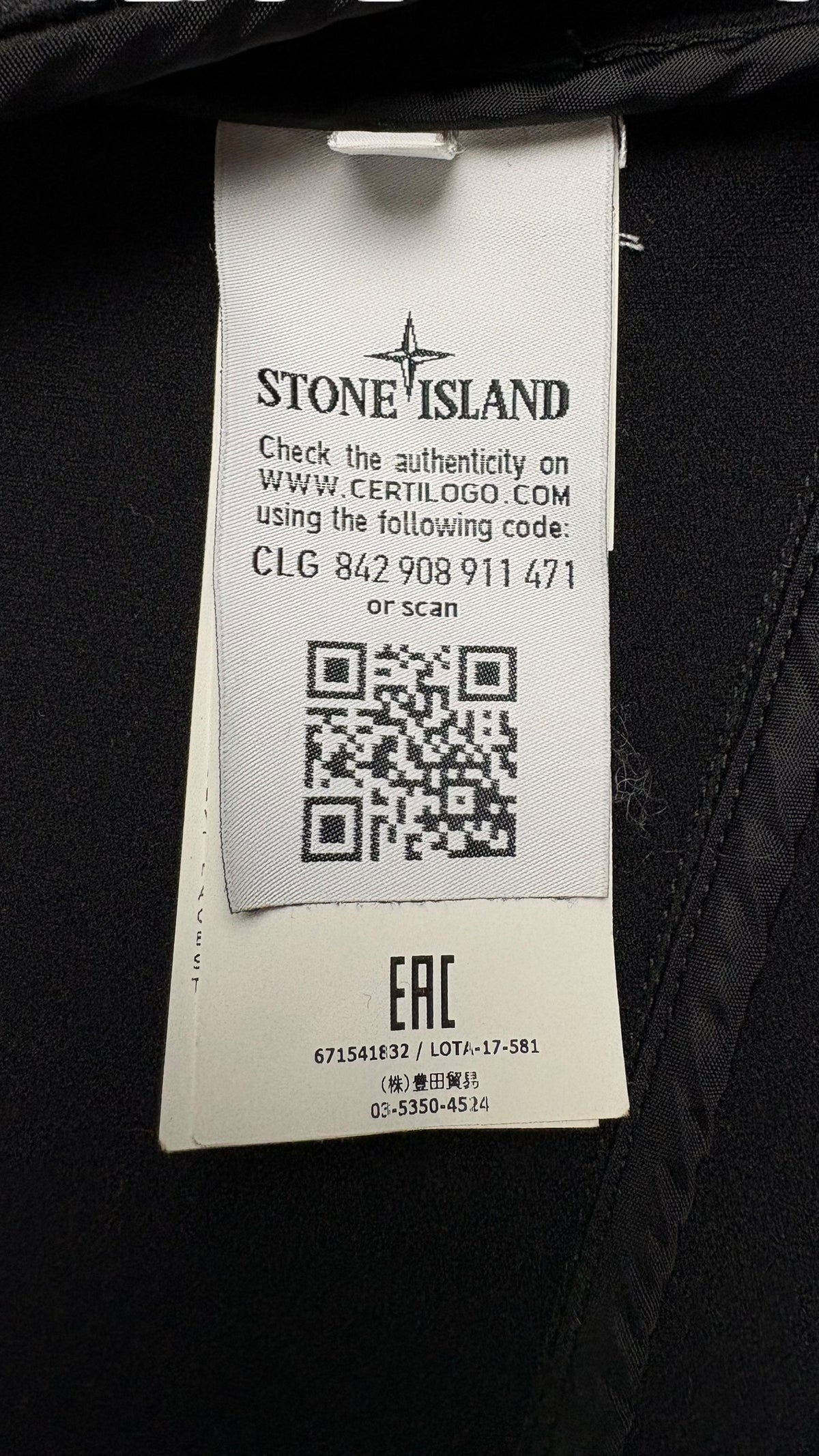 Giacca Stone Island Panno-R 4L Stretch - Grigio - Taglia L