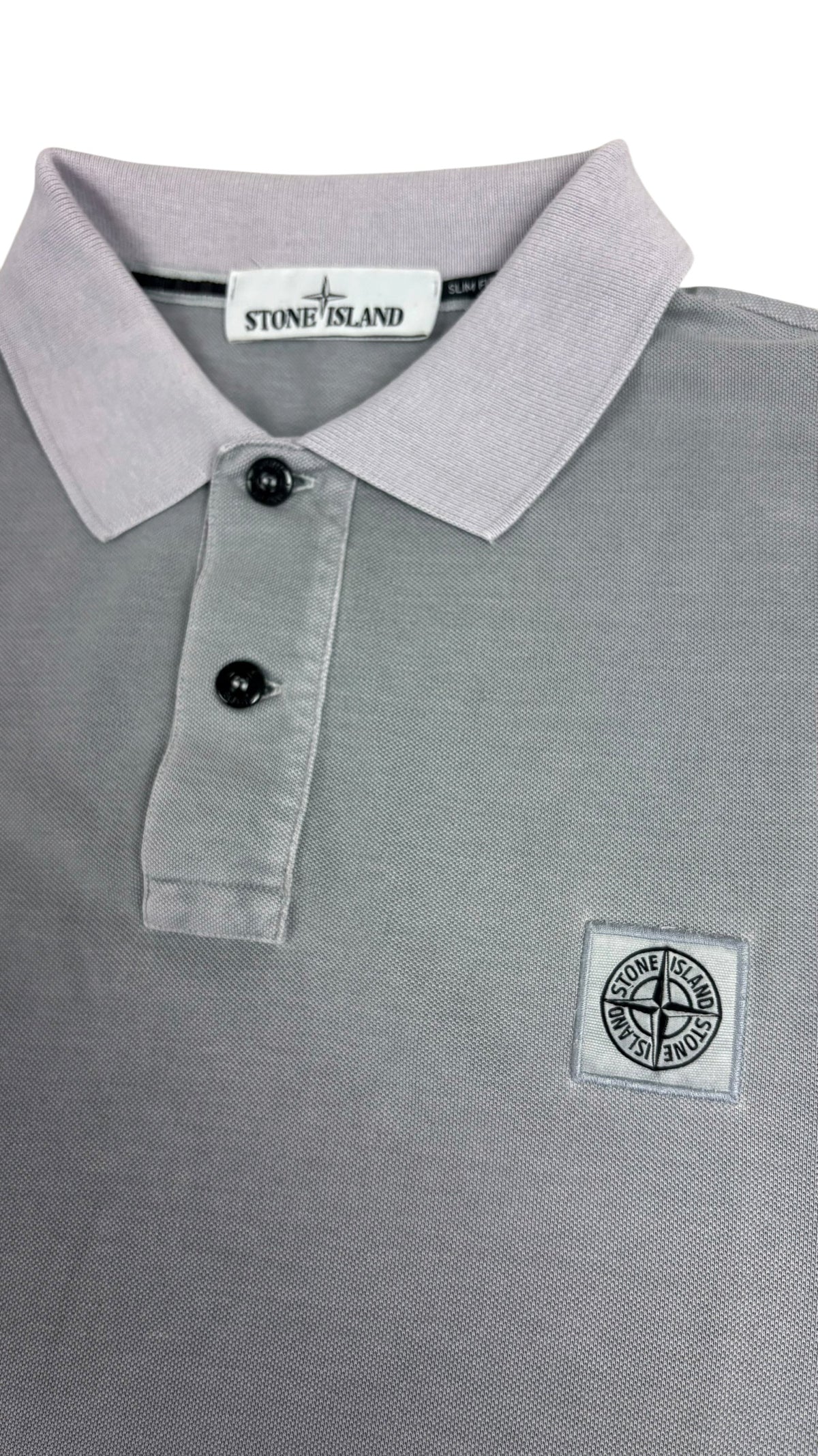 Polo Stone Island - Gris - Taille L