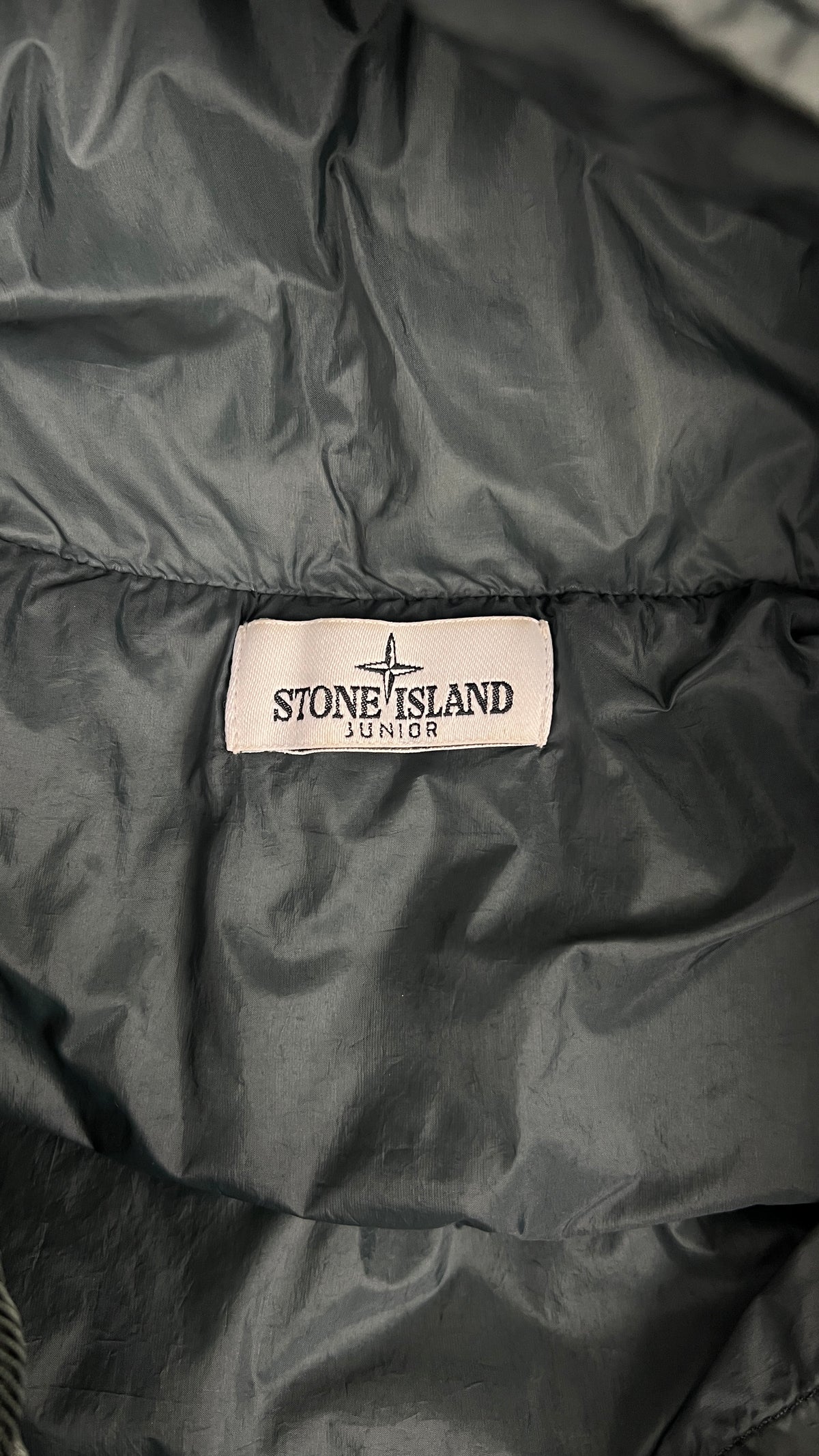 Doudoune à Capuche Stone Island Junior Down Jacket, Vert, Taille 14 ans — photographie complémentaire 4