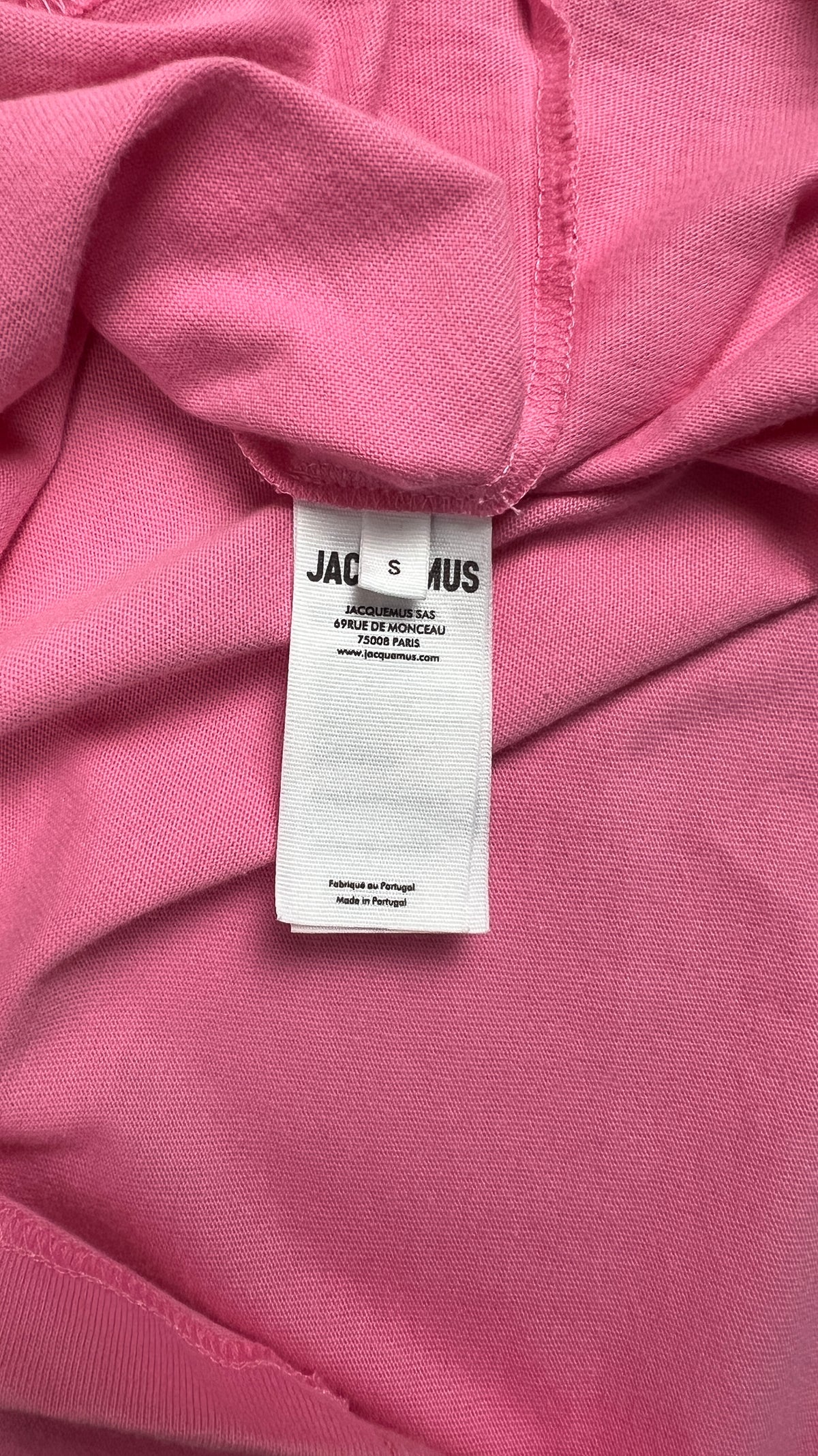 Tee-shirt Jacquemus Logo, Rose, Taille S — photographie complémentaire 5