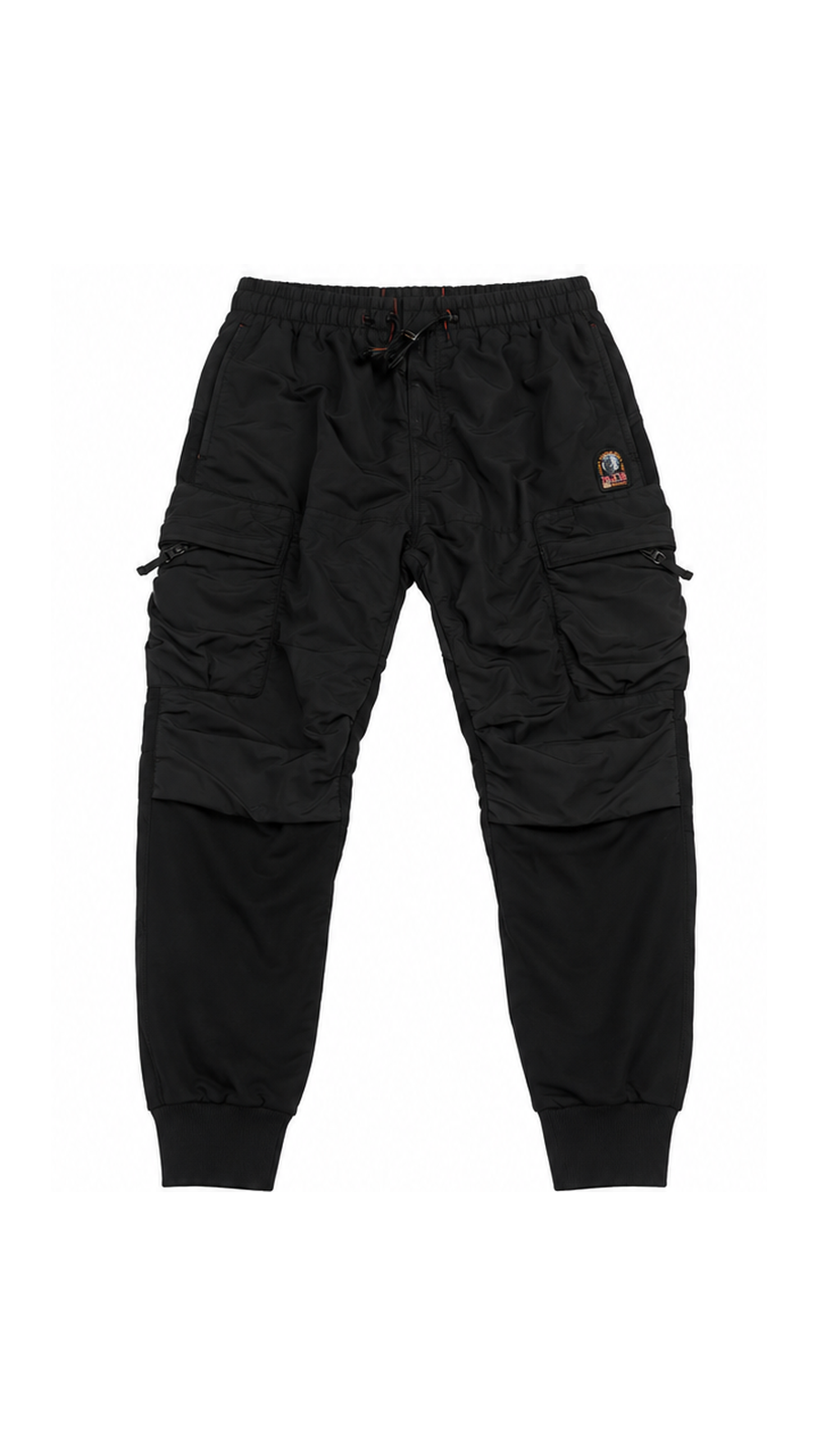 Pantalon Jogging Parajumpers Fleece à Poches Nylon, Noir, Taille S — photographie principale