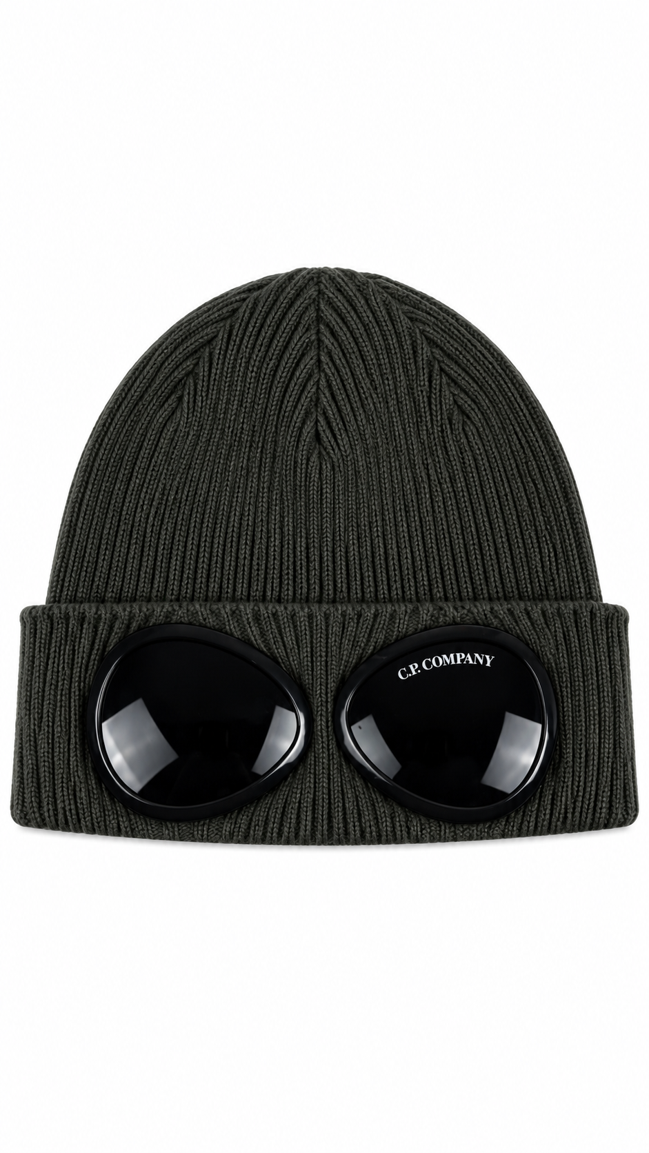 C.P Company Junior Goggle Beanie - Khaki - Size M