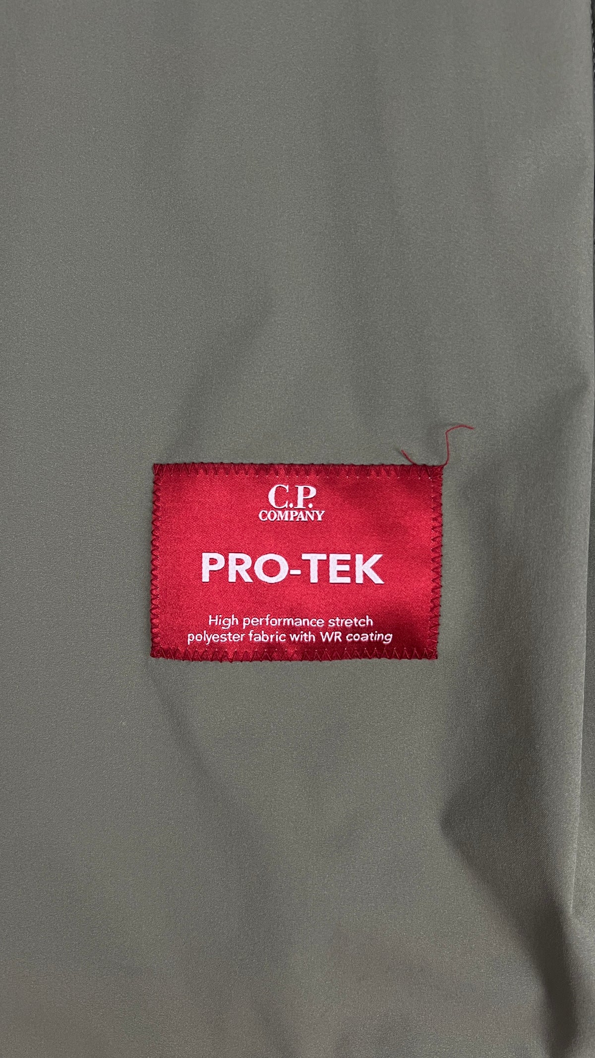 Veste C.P Company Pro-Tek à Capuche, Kaki, Taille 46 — photographie complémentaire 4