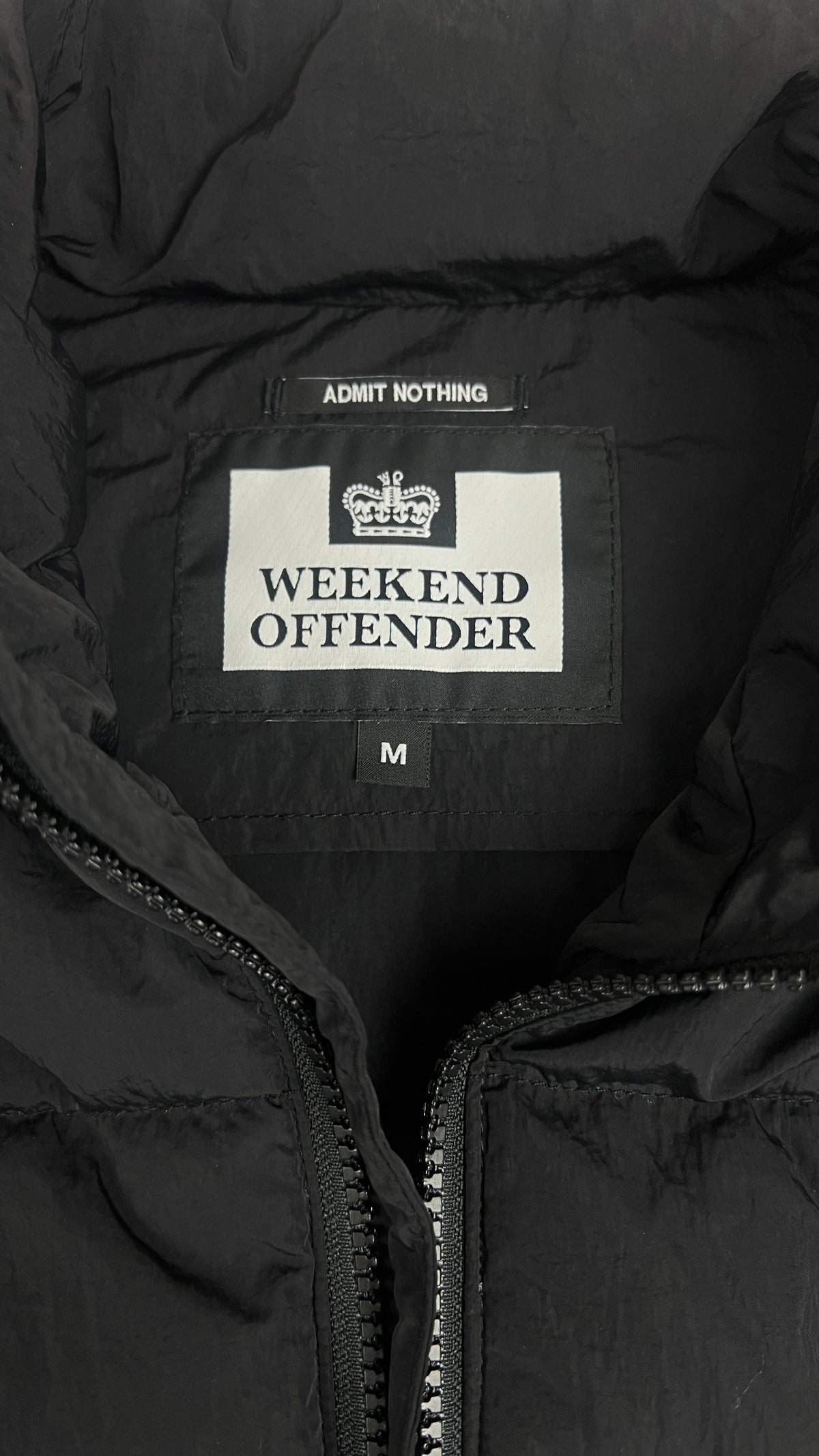 Daunenweste Weekend Offender, Schwarz, Größe M — zusätzliches Foto 4