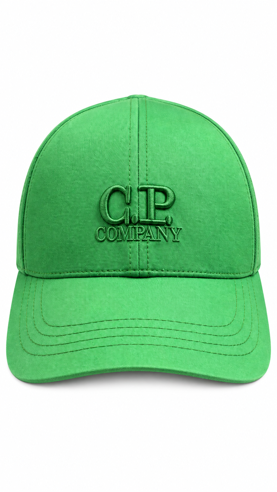 Cappellino C.P. Company Junior Goggle in gabardine - Verde - Taglia M
