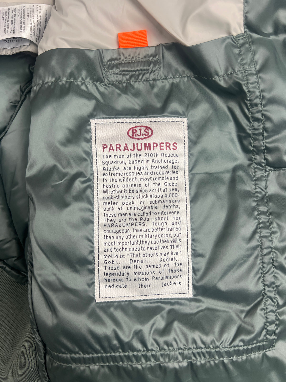 Doudoune à Capuche Parajumpers Pharrell, Vert Pétrole, Neuf — photographie complémentaire 5
