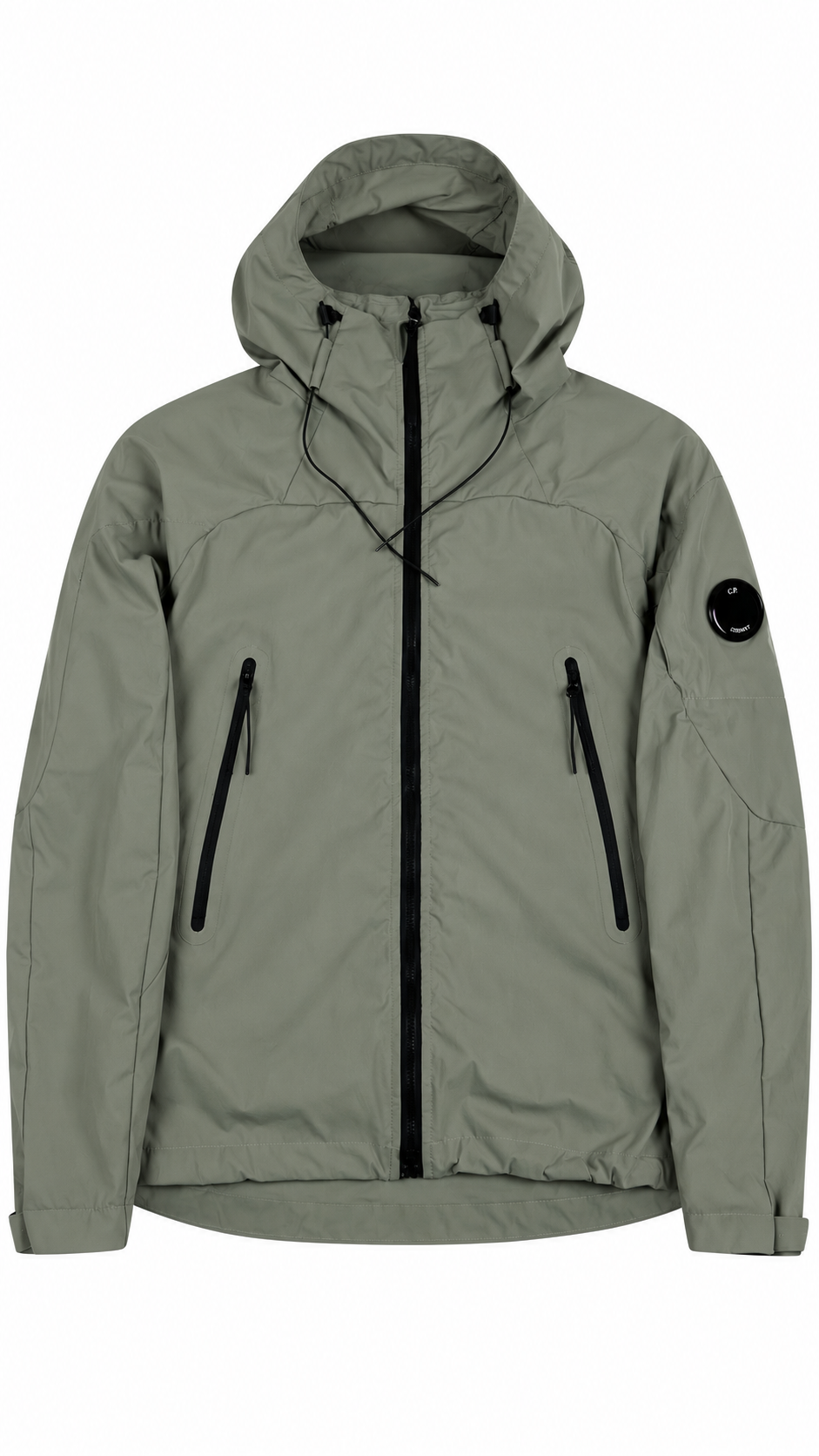 Veste à Capuche C.P Company Pro-Tek Kaki Taille 48 – vue de face – NB08 Shop