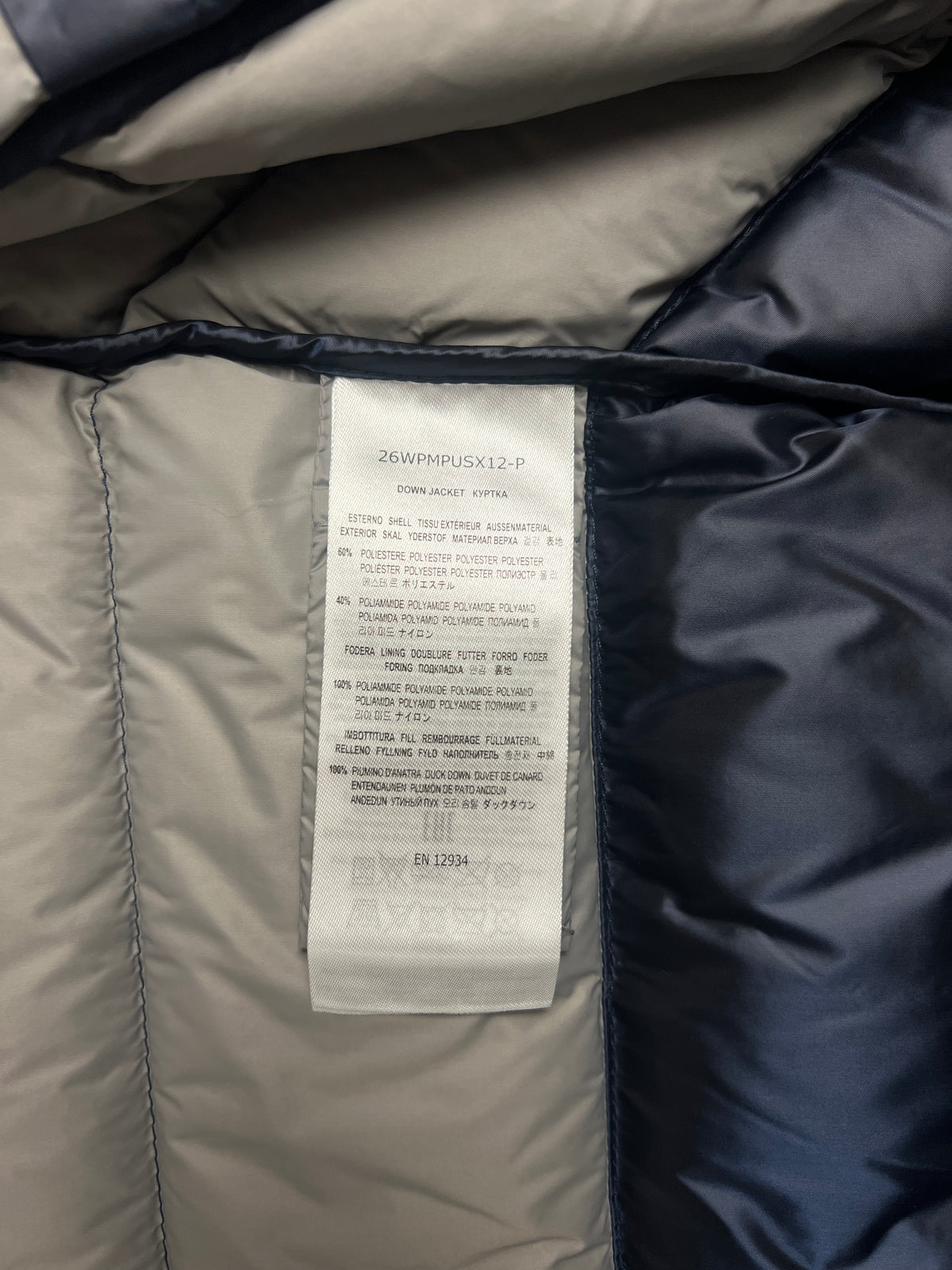 Doudoune Parajumpers Dillon, Marine, Neuf — photographie complémentaire 6