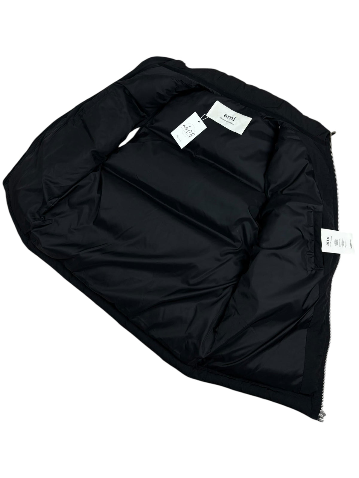 Gilet Ami Paris noir taille M - Détail