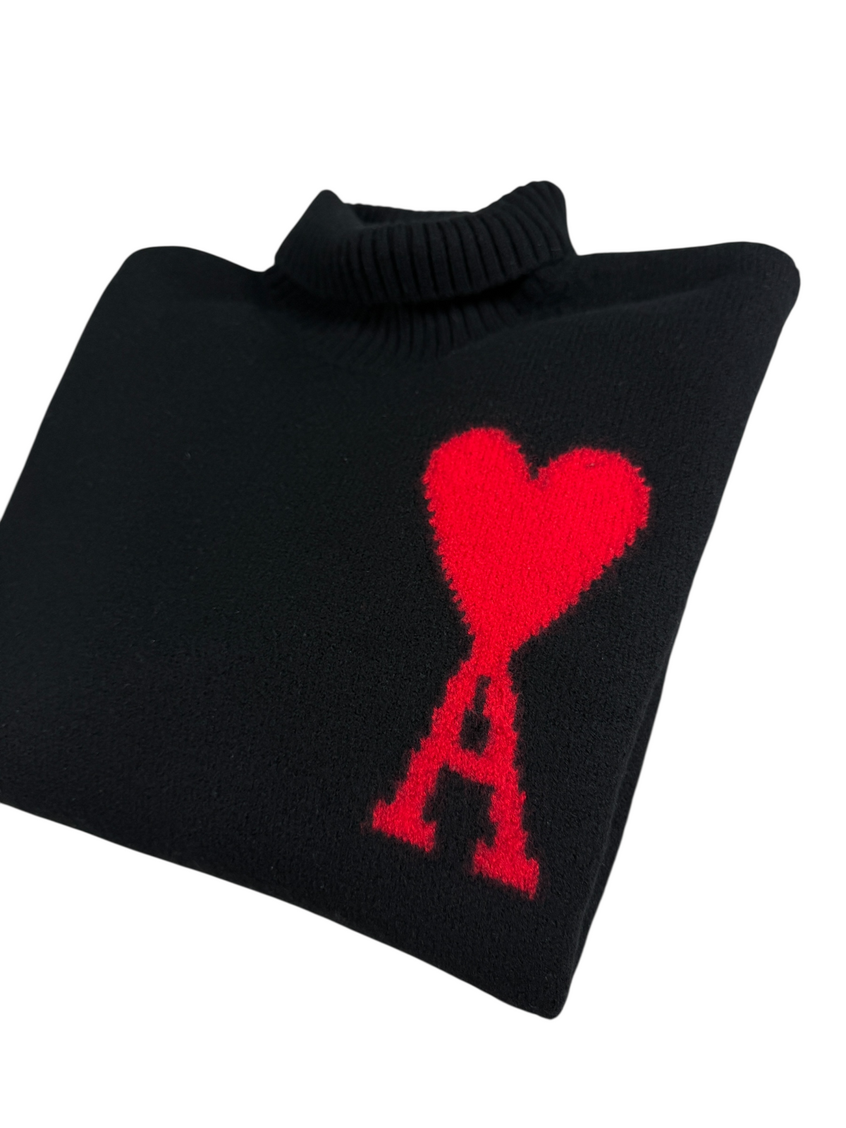 Pull Ami Paris noir taille S - Vue de dos