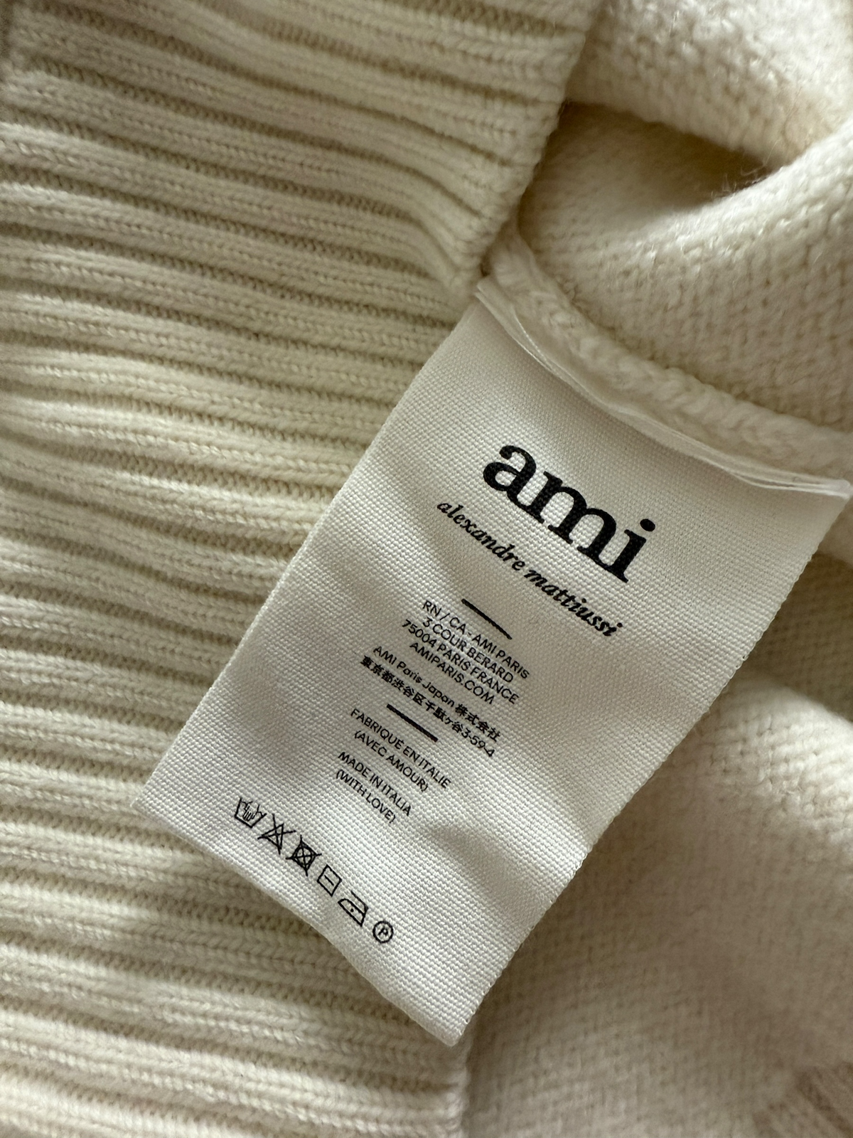 Sweat Ami Paris crème taille M - Vue 6