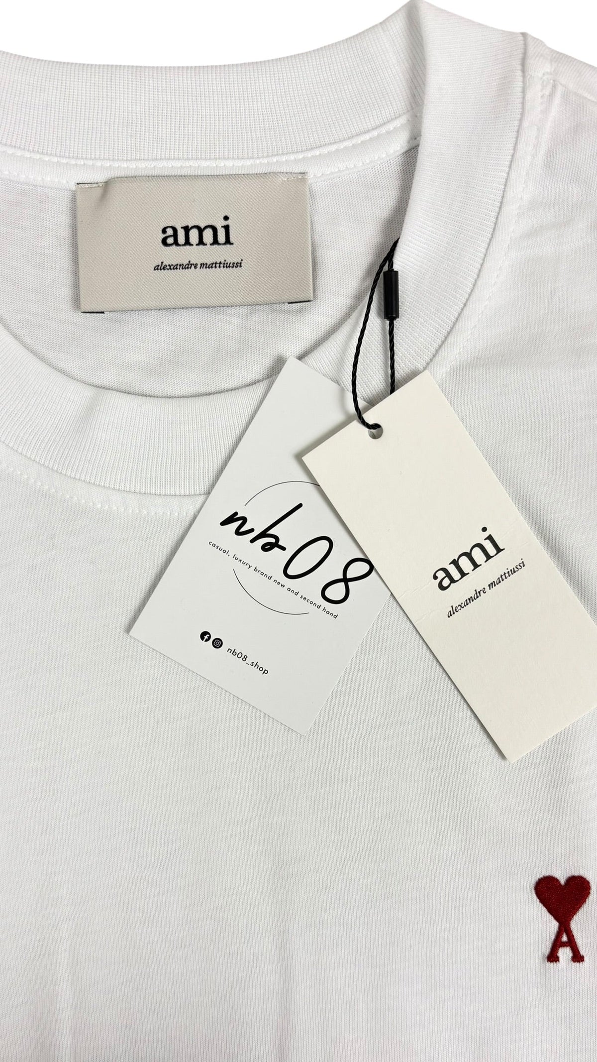 Veste Ami Paris blanc taille S - Vue de dos