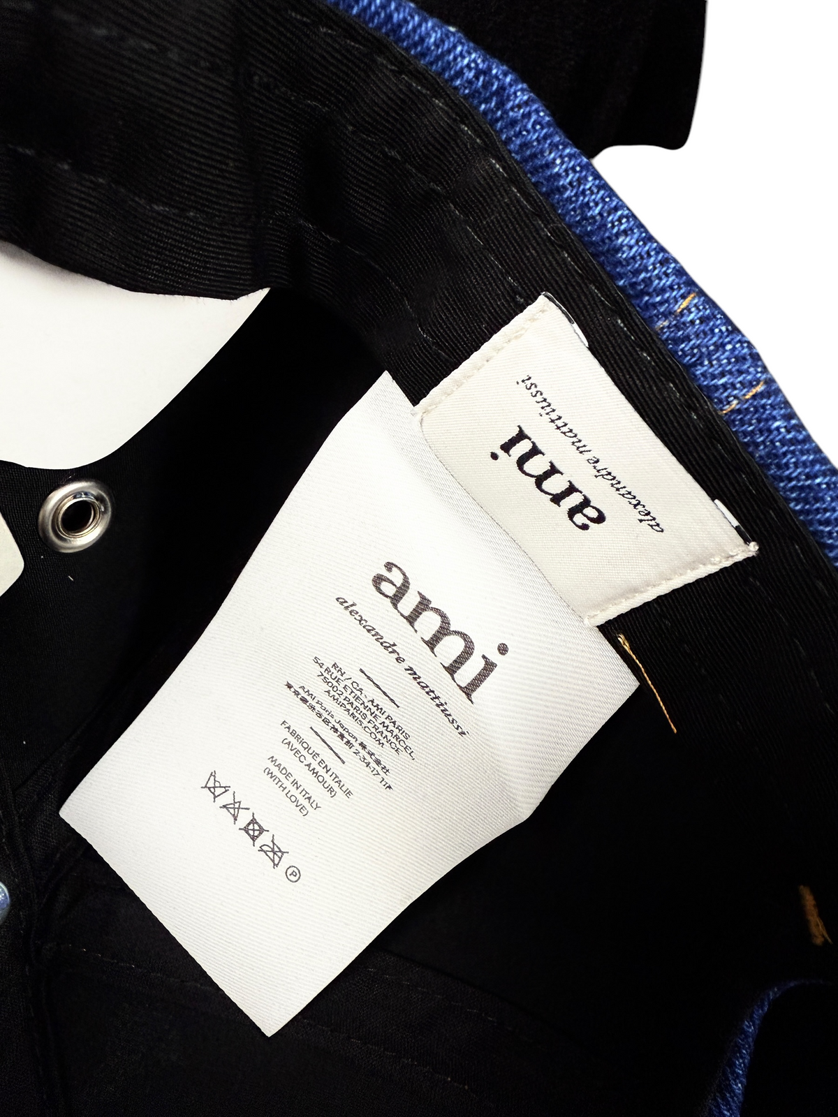 Veste Ami Paris marine taille UNI - Vue 6