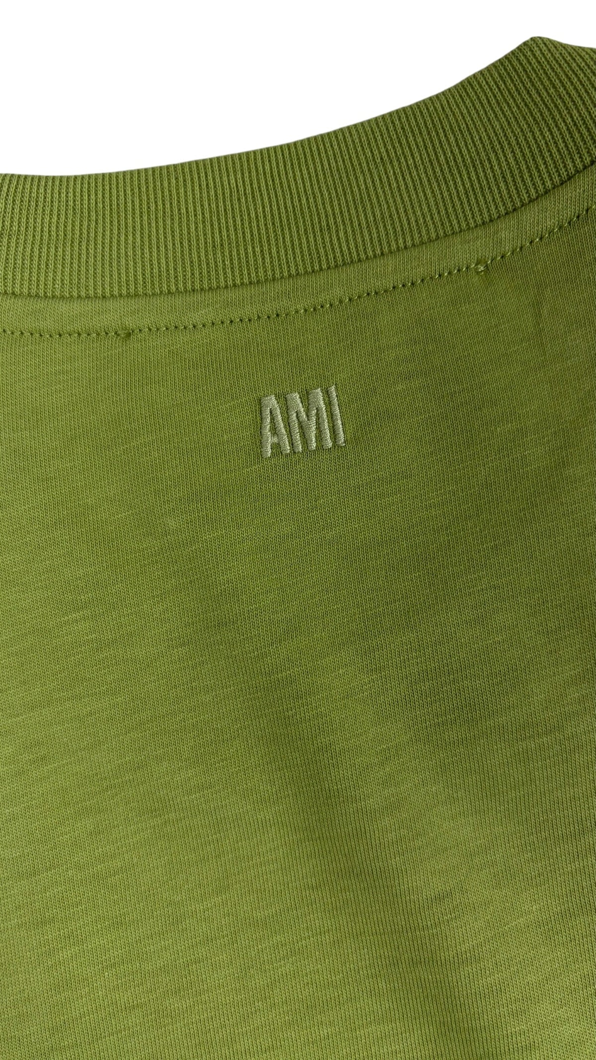 Tee-shirt Ami Paris vert taille M - vue 3