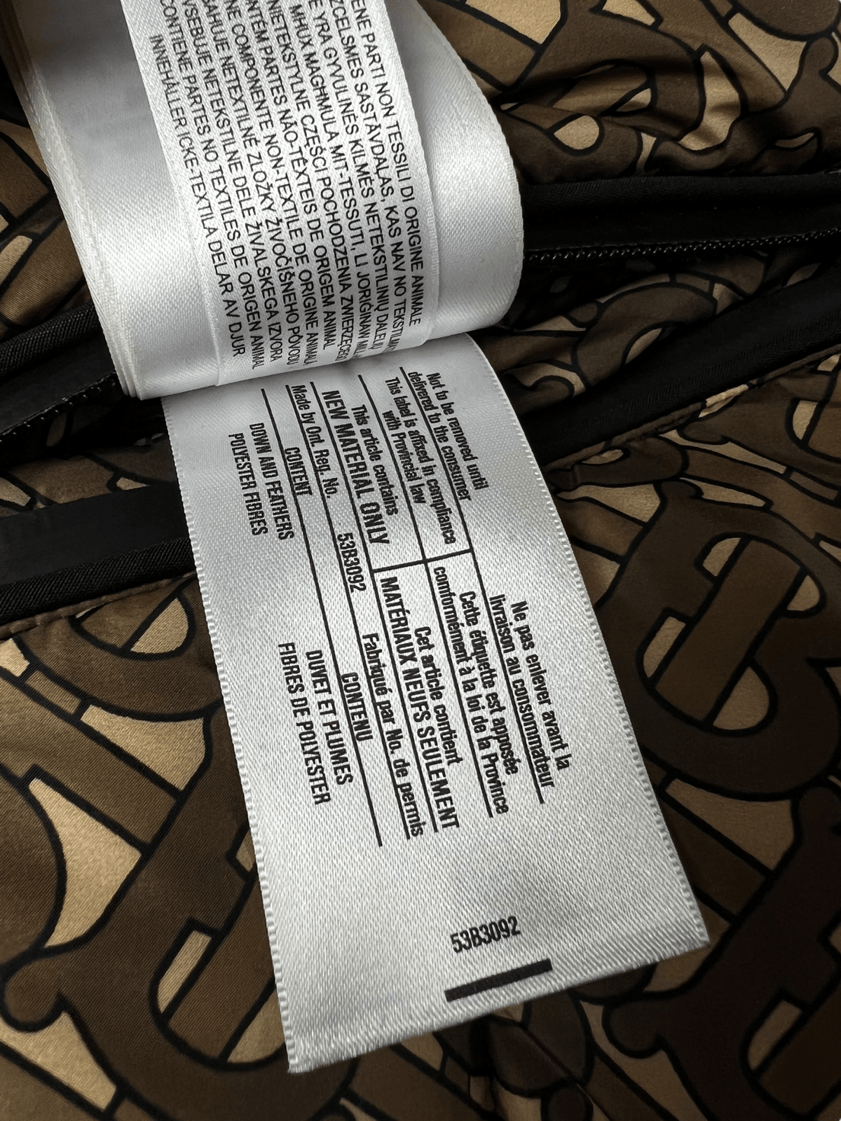 DOUDOUNE BURBERRY - NB08 SHOP