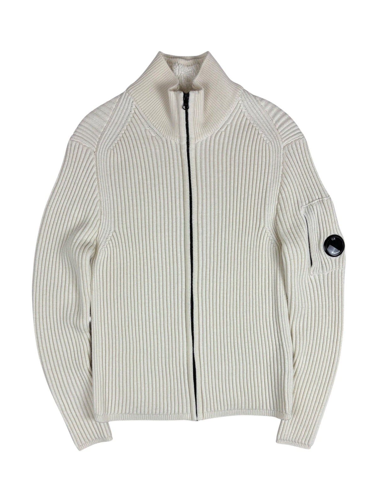 Cardigan C.P Company crème taille 48 - Vue de face