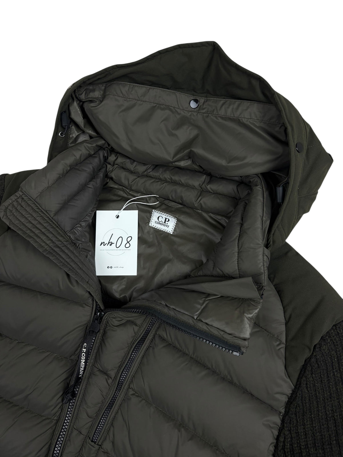 Cardigan C.P Company kaki taille 52 - Détail