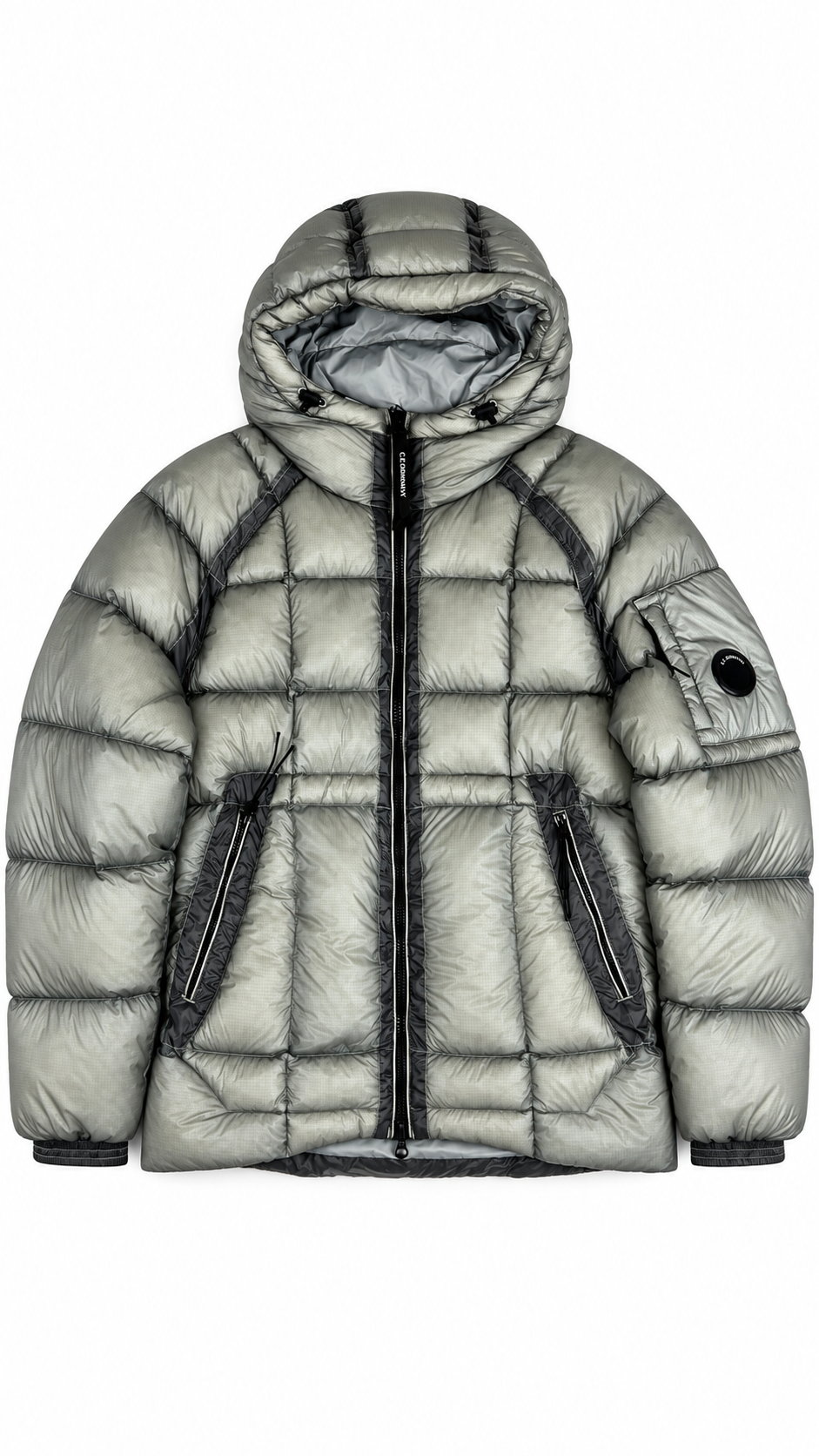Doudoune à Capuche C.P Company D.D Shell Flint Grey gris taille S, neuve — vue 1
