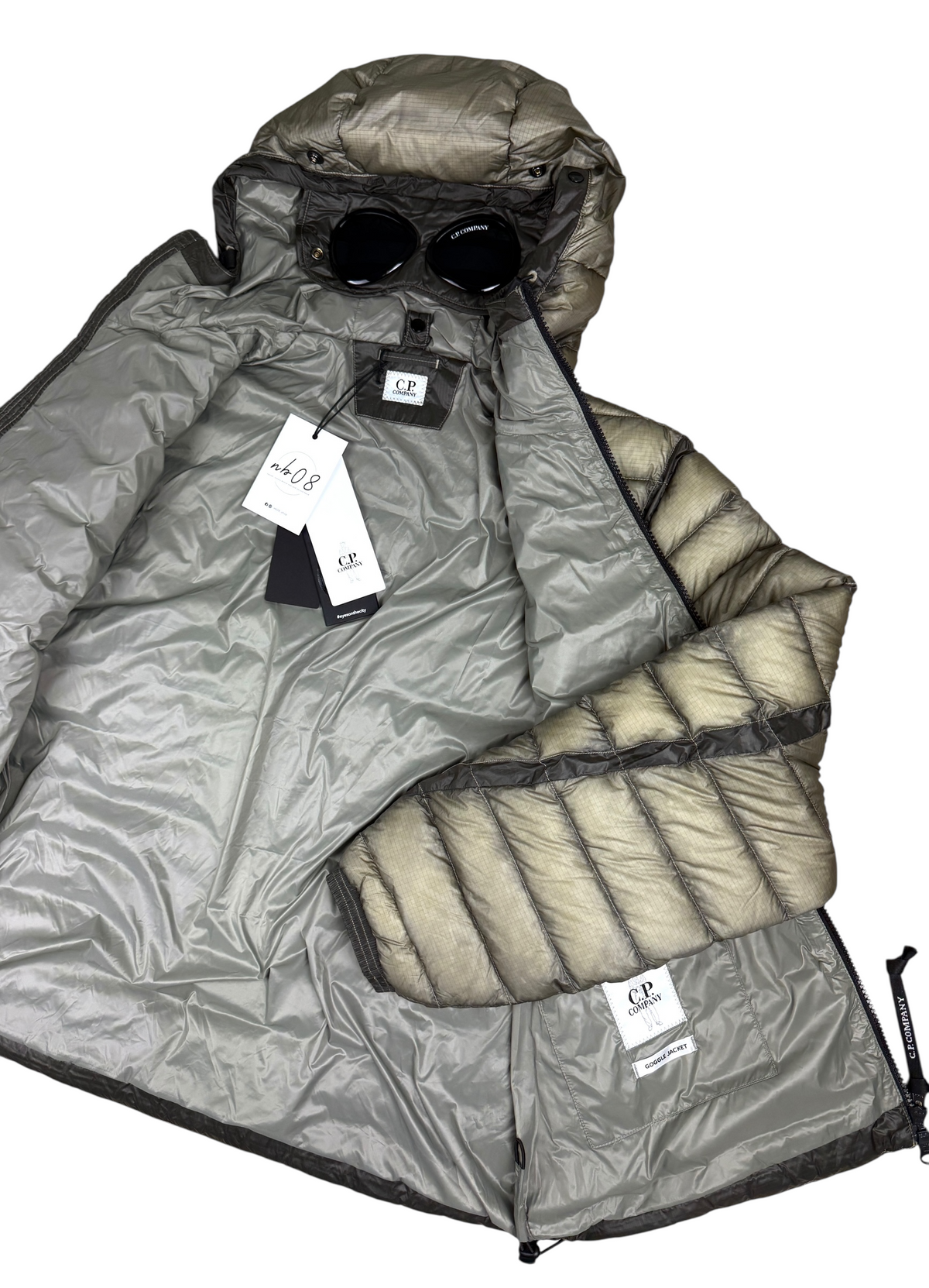 Doudoune C.P Company camel taille M - Vue de dos