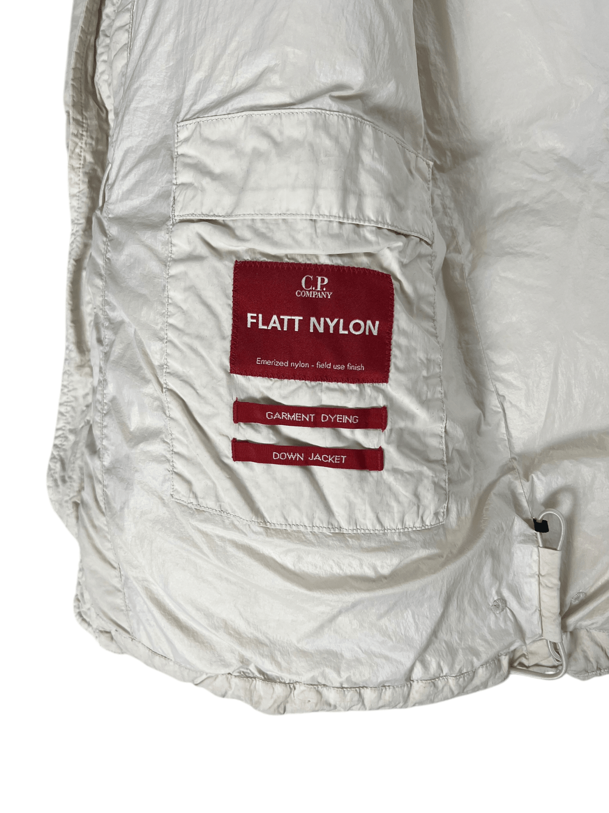 DOUDOUNE C.P COMPANY FLATT NYLON GARMENT DYEING DOWN JACKET - NB08 SHOP