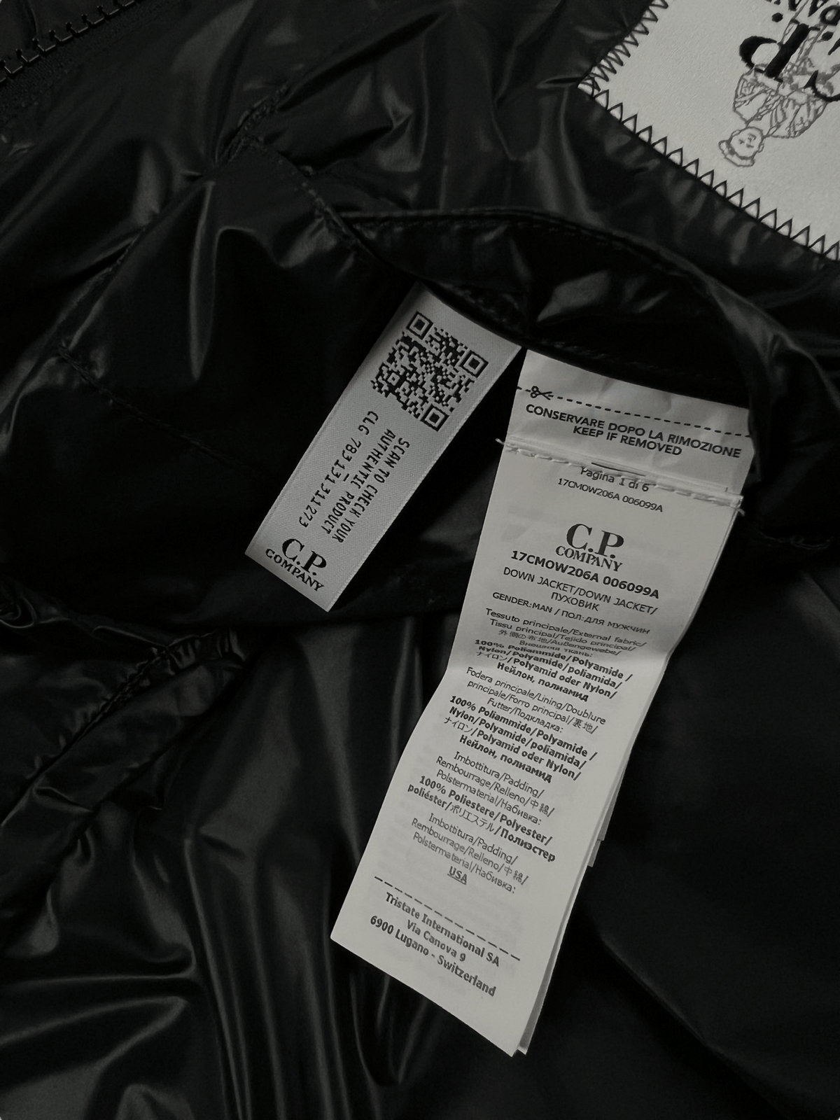 C.P Company DD Shell down jacket, black - view 7