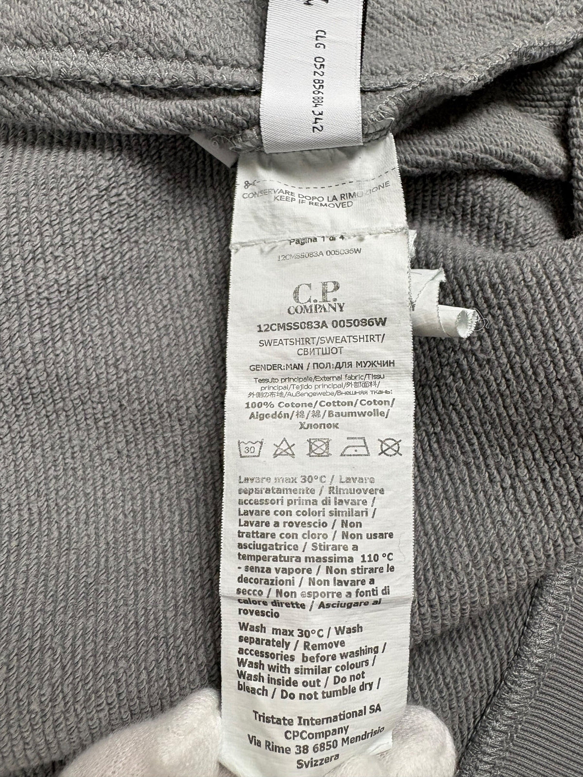 Gilet C.P Company gris taille L - Vue 6