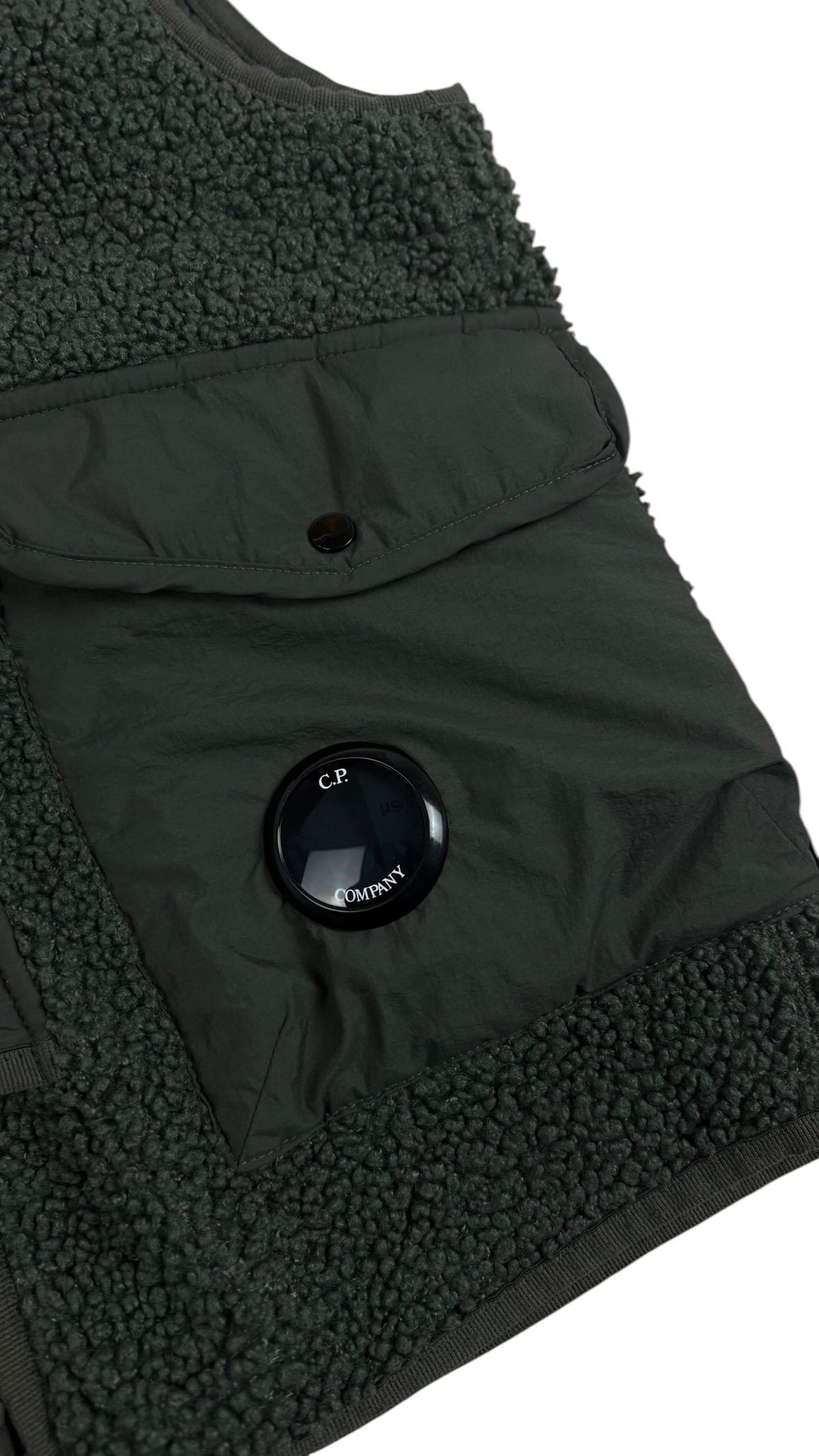 Gilet C.P Company kaki taille 10 ans - Vue de dos