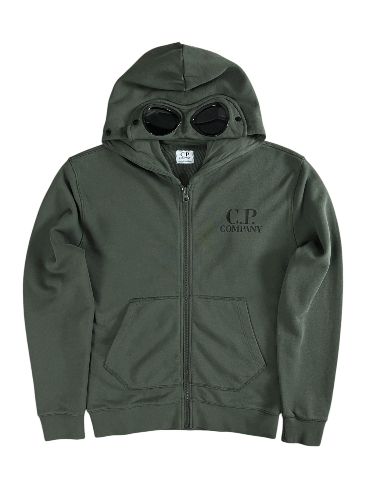 Gilet C.P Company kaki taille 12 ans - Vue de face