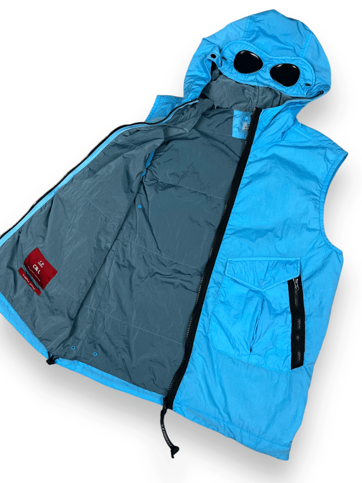 GILET C.P COMPANY CR - L GARMENT DYEING GOGGLE JACKET - NB08 SHOP