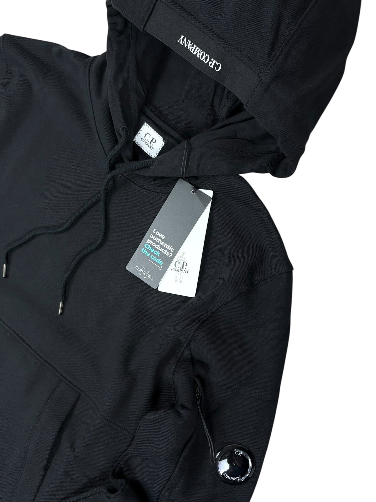 Hoodie C.P Company noir taille XS - Vue de dos