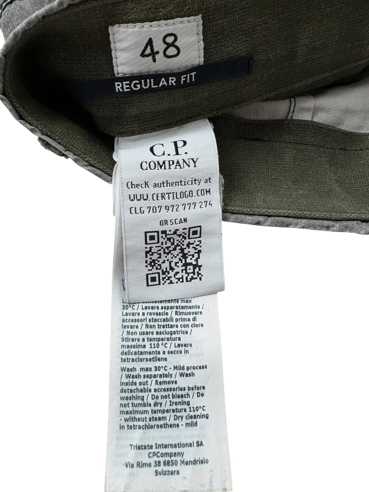Pantalon Cargo C.P Company gris taille 48 - vue 5