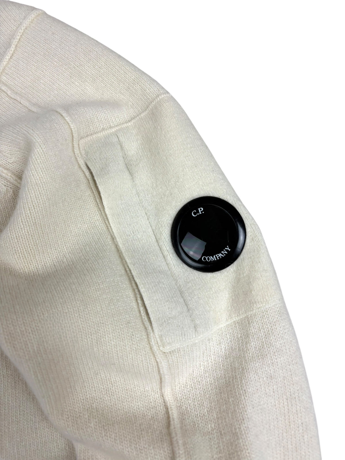 Pull C.P Company crème taille 46 - Vue de dos