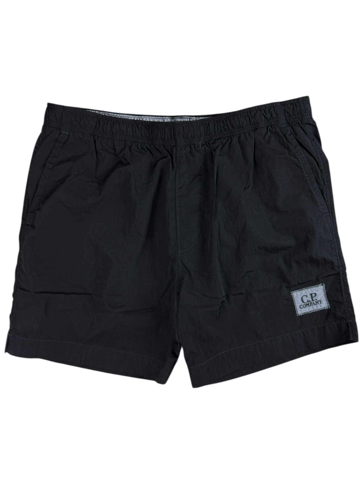 Short C.P Company marine taille 44 - Logo et étiquette