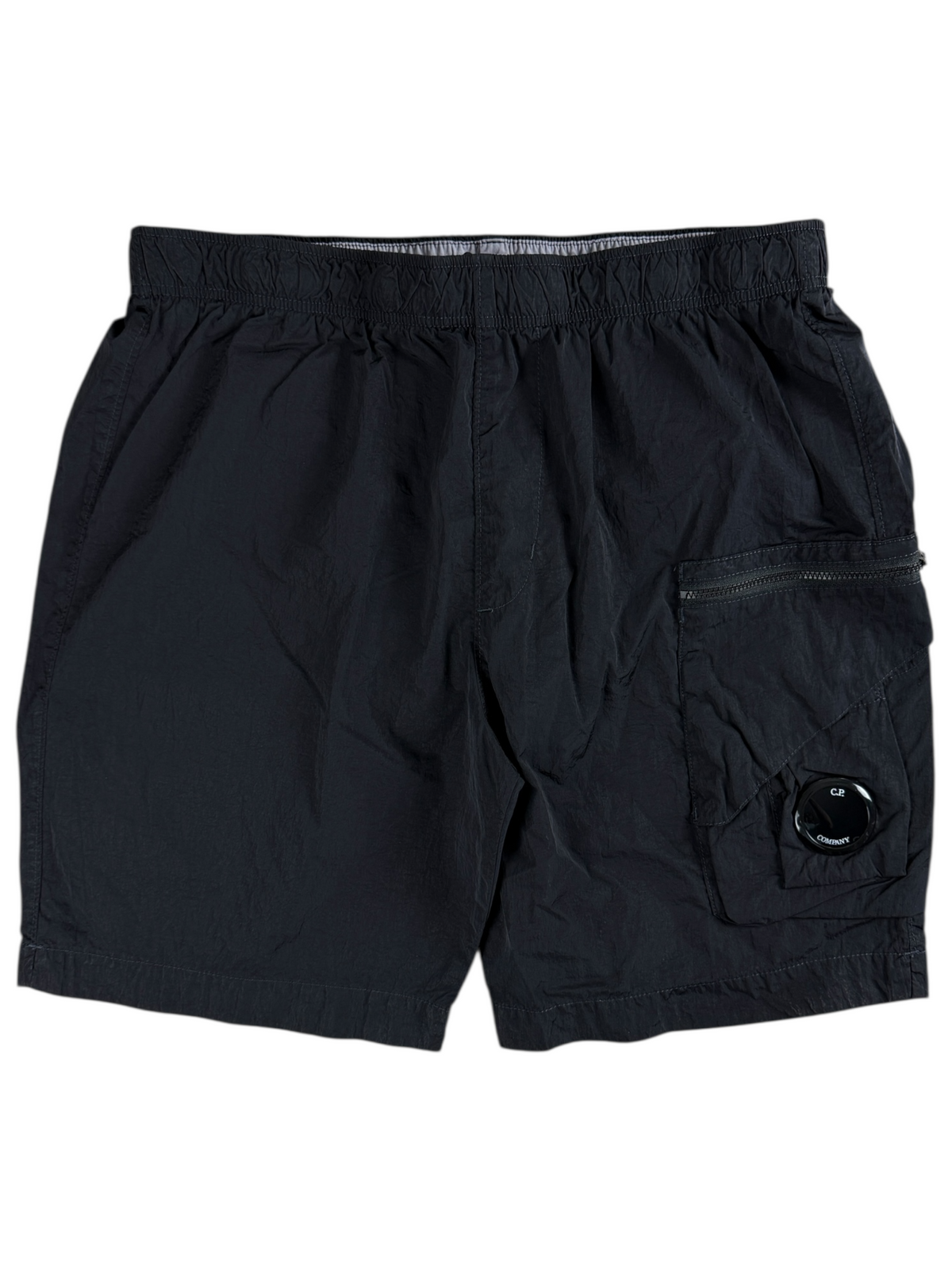 Shorts C.P Company blu navy taglia 46 - Vista frontale