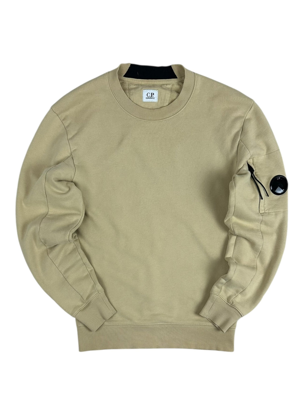 Sweat C.P Company beige taille XS - Vue de face