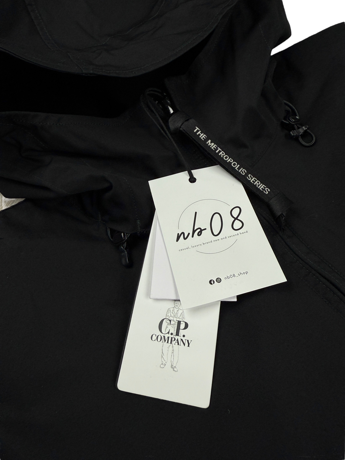Sweat C.P Company noir taille S - Détail