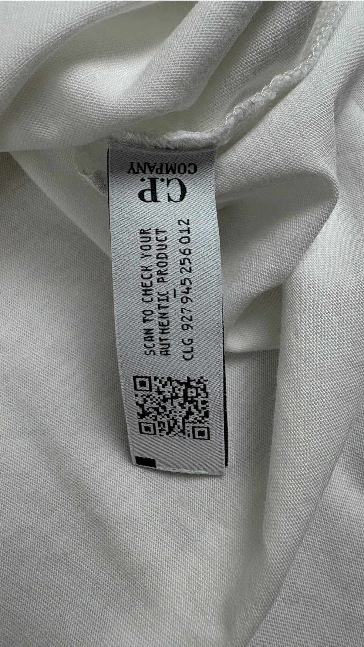 Veste C.P Company blanc taille 14 ans - Détail
