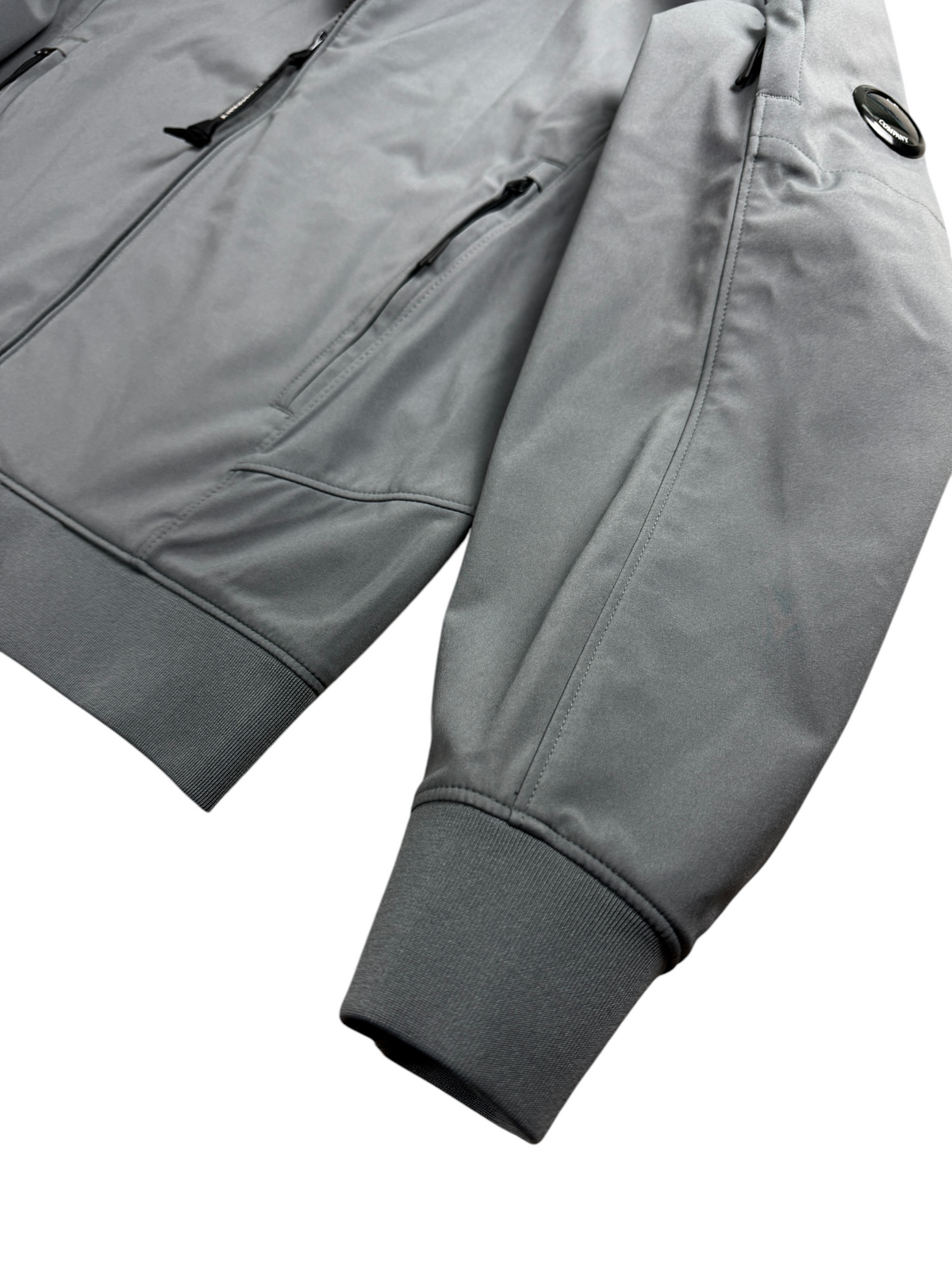 Veste C.P Company gris taille M - Logo et étiquette