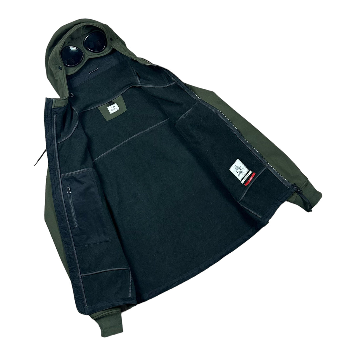 VESTE À CAPUCHE C.P COMPANY SHELL GOGGLE JACKET - NB08