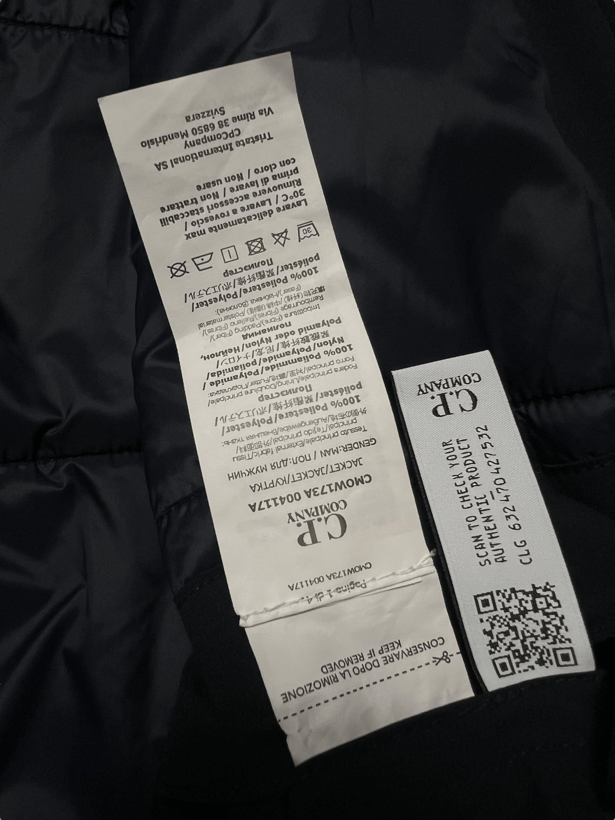 VESTE C.P COMPANY PRO - TEK PRIMALOFT - NB08 SHOP