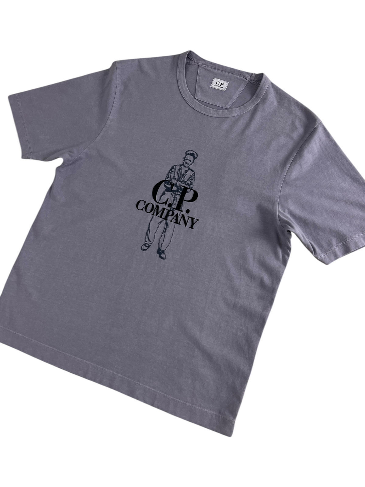 Tee-shirt C.P Company Mauve mauve taille M - vue 2