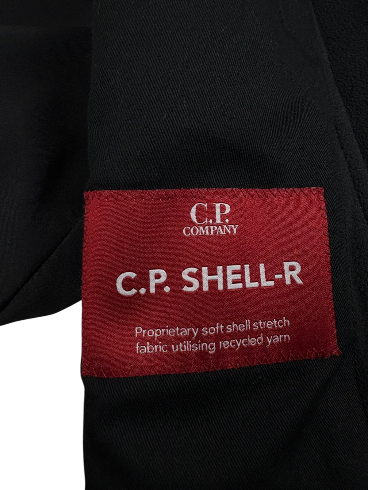 Veste C.P Company noir taille S - Logo et étiquette