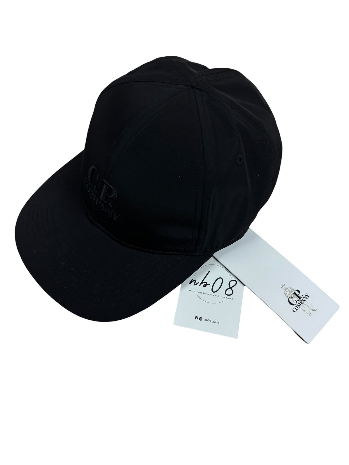 Casquette C.P Company noire neuve collection 2026 - Vue de dos